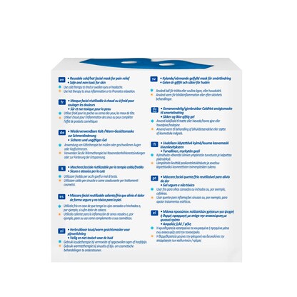 Artikelbild 4 für Nexcare™ Kühlpad Augenmaske N3071NEW blau 12,0 x 25,0 cm, 1 St., Artikelnummer 154629