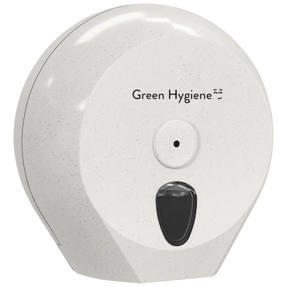 Artikelbild 2 für Green Hygiene® Toilettenpapierspender RIESENRAD weiß-meliert Kunststoff, 1 St., Artikelnummer 201796