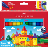 Artikelbild 1 für FABER-CASTELL Jumbo Super Washable Filzstifte farbsortiert, 24 St., Artikelnummer 278079