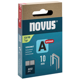 Artikelbild 1 für novus Tackerklammern Feindraht superhart 53/10, 800 St., Artikelnummer 347569