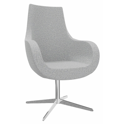 Artikelbild für fm Sessel Pirum hellgrau chrom Stoff 71,0 x 71,0 x 105,5 cm, 1 St., Artikelnummer 446829