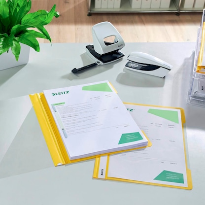 Artikelbild 8 für LEITZ Schnellhefter 4191 Kunststoff gelb DIN A4, 1 St., Artikelnummer 300808