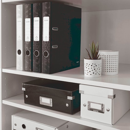 Artikelbild 3 für LEITZ Ordner schwarz Karton 5,0 cm DIN A4, 1 St., Artikelnummer 911038