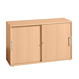 Artikelbild 1 für HAMMERBACHER Schiebetürenschrank, V1752S/6/6/RE buche 1 Fachboden 120,0 x 40,0 x 74,8 cm, Artikelnummer 977967