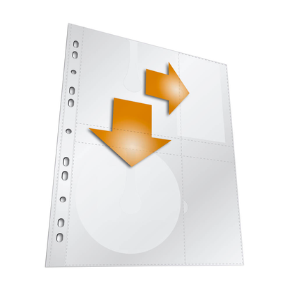 Artikelbild 2 für DURABLE 4er CD-/DVD-Hüllen A4 transparent, 5 St., Artikelnummer 322651