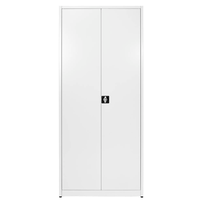 Artikelbild 2 für mauser Stahlschrank entero BF4/22 STG 9010/9010 reinweiß 5 Fachböden 95,0 x 42,0 x 220,0 cm, aufgebaut, 1 St., Artikelnummer 260005