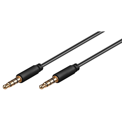 Artikelbild für goobay 3,5 mm Klinkenkabel 1,5 m schwarz, 1 St., Artikelnummer 362931