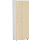 Artikelbild 1 für geramöbel Aktenschrank Flex, S-386100-AW weiß, ahorn 5 Fachböden 80,0 x 42,0 x 216,0 cm, Artikelnummer 876983