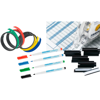 Artikelbild für FRANKEN Zubehör-Set farbsortiert für Planungstafeln, Jahresplaner, Artikelnummer 341920
