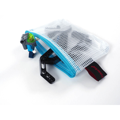 Artikelbild 5 für FolderSys Reißverschlussbeutel DIN A7 transparent/blau 0,15 mm, 1 St., Artikelnummer 102002