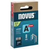 Artikelbild 1 für novus Tackerklammern Feindraht superhart 53/8, 1.800 St., Artikelnummer 348106