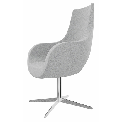 Artikelbild 2 für fm Sessel Pirum hellgrau chrom Stoff 71,0 x 71,0 x 105,5 cm, 1 St., Artikelnummer 446829