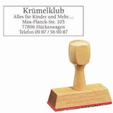 Artikelbild 1 für Textstempel, individualisierbar ohne Logo, 1 St., Artikelnummer 484212