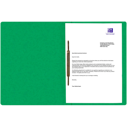 Artikelbild 2 für OXFORD Schnellhefter TOP FILE+ Karton grün DIN A4, 1 St., Artikelnummer 313504