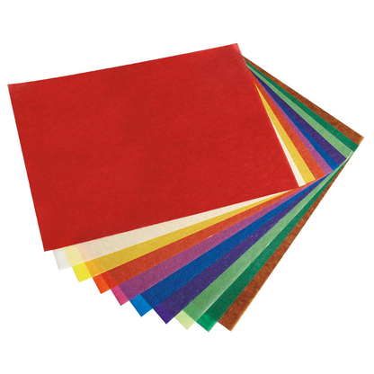 Artikelbild für folia Transparentpapier farbsortiert 42 g/qm 10 Blatt, Artikelnummer 820345