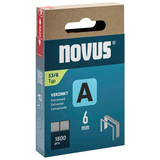 Artikelbild 1 für novus Tackerklammern Feindraht hart 53/6, 1.800 St., Artikelnummer 348119