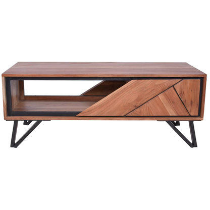 Artikelbild für Garden Pleasure AMBALA Couchtisch rechteckig Holz akazie 120,0 x 50,0 x 46,0 cm, 1 St., Artikelnummer 544169