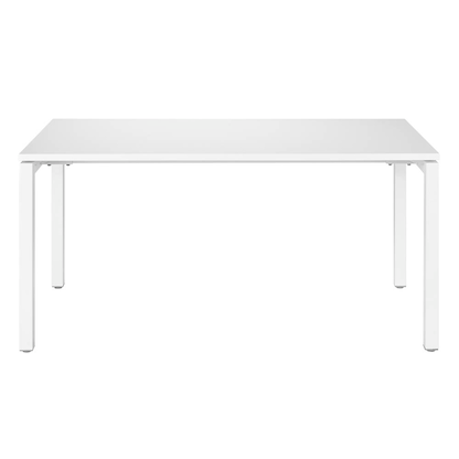 Artikelbild 2 für Gürkan Schreibtisch weiß rechteckig, 4-Fuß-Gestell weiß 160,0 x 80,0 cm, Artikelnummer 196651