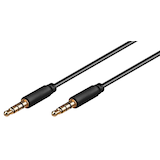 Artikelbild 1 für goobay 3,5 mm Klinkenkabel 2,0 m schwarz, 1 St., Artikelnummer 362956