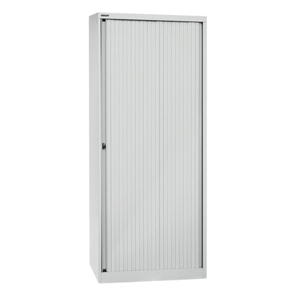 Artikelbild für BISLEY Rollladenschrank lichtgrau 4 Fachböden 80,0 x 43,0 x 198,0 cm, Artikelnummer 923912