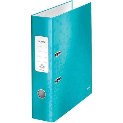 Artikelbild für LEITZ Ordner eisblau Karton 8,0 cm DIN A4, 1 St., Artikelnummer 170136