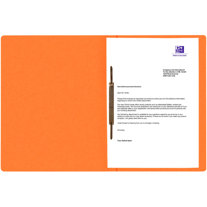 Artikelbild 2 für OXFORD Schnellhefter TOP FILE+ Karton orange DIN A4, 1 St., Artikelnummer 313553