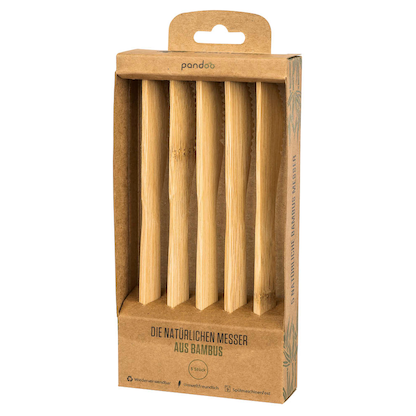 Artikelbild für pandoo Mehrweg-Messer, Holz, 5 St., Artikelnummer 933313