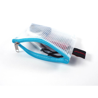 Artikelbild 7 für FolderSys Reißverschlussbeutel DIN A7 transparent/blau 0,15 mm, 1 St., Artikelnummer 102002