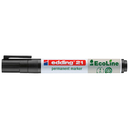 Artikelbild 2 für edding 21 EcoLine Permanentmarker farbsortiert 1,5 - 3,0 mm, 4 St., Artikelnummer 284968