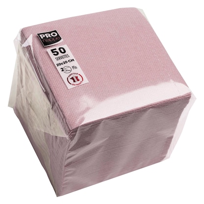 Artikelbild für PROnappe Servietten altrosa 2-lagig 20,0 x 20,0 cm, 50 St., Artikelnummer 634729