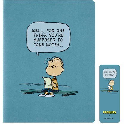 Artikelbild 2 für MOLESKINE Notizbuch Peanuts Linus Cahier ca. DIN A5 liniert, hellblau Softcover 120 Seiten, 1 St., Artikelnummer 718829