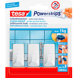 Artikelbild 1 für tesa Eckig Small Klebehaken für max. 1,0 kg, 1,4 x 3,4 cm, 3 St., Artikelnummer 739009