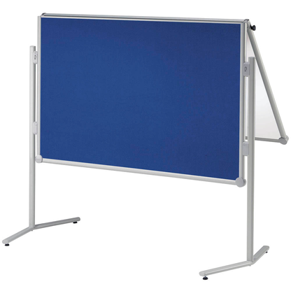Artikelbild 2 für MAUL mobiles Whiteboard professionell, klappbar 120,0 x 150,0 cm blau#!#weiß Filz/Whiteboard, Artikelnummer 786475