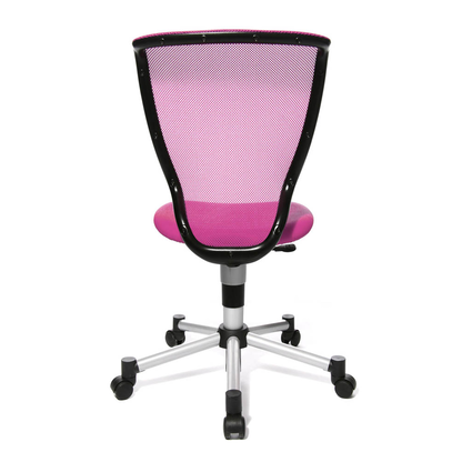 Artikelbild 5 für Topstar Kinderdrehstuhl Titan Junior, 71487 S04 Stoff rosa, Gestell silber, Artikelnummer 571606
