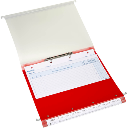 Artikelbild für BOI Patienten-Dokumentations-Hängemappe 2-Ringe Click 2 Stationär rot Boden: 2,5 cm, 1 St., Artikelnummer 666807