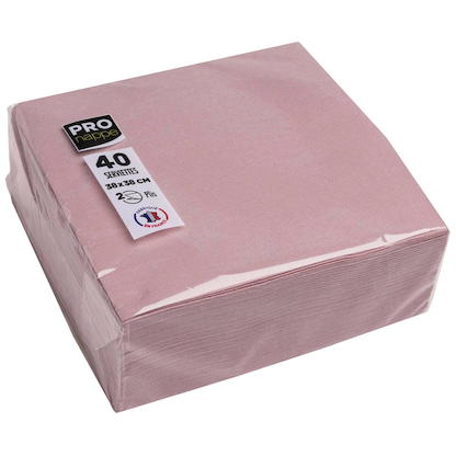 Artikelbild für PROnappe Servietten altrosa 2-lagig 38,0 x 38,0 cm, 40 St., Artikelnummer 634739