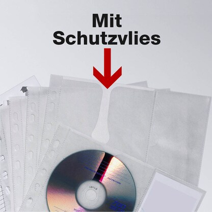 Artikelbild 3 für DURABLE 4er CD-/DVD-Hüllen A4 transparent, 5 St., Artikelnummer 322651
