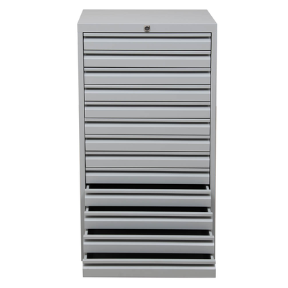 Artikelbild 4 für Gürkan Schubladenschrank lichtgrau 13 Schubladen 53,0 x 43,0 x 98,0 cm, 1 St., Artikelnummer 564789