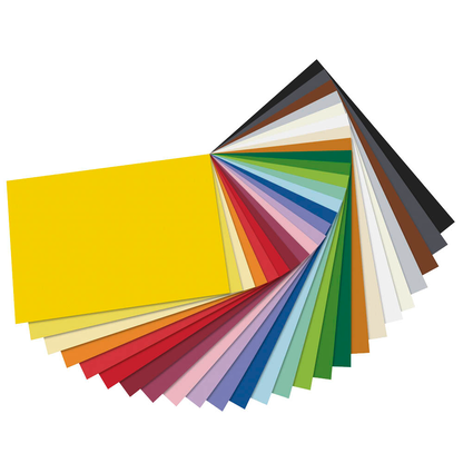 Artikelbild 2 für folia Fotokarton JUMBO farbsortiert 300 g/qm 25 Blatt, Artikelnummer 481642