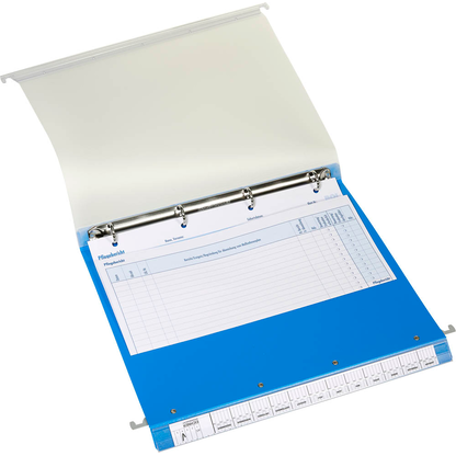 Artikelbild für BOI Patienten-Dokumentations-Hängemappe 2-Ringe Click 2 Stationär blau Boden: 2,5 cm, 1 St., Artikelnummer 666814
