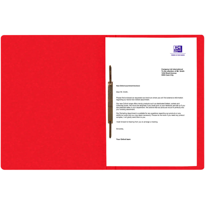 Artikelbild 2 für OXFORD Schnellhefter TOP FILE+ Karton rot DIN A4, 1 St., Artikelnummer 313613