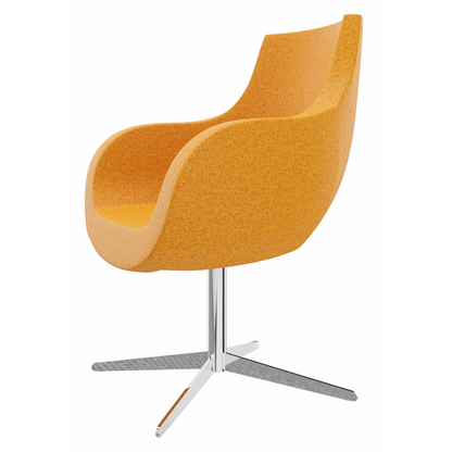 Artikelbild 2 für fm Sessel Pirum orange chrom Stoff 71,0 x 71,0 x 90,0 cm, 1 St., Artikelnummer 446787