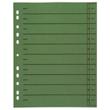 Artikelbild 1 für Wekre Trennblätter DIN A4 0-9 grün, 230 g/m², 100 Blatt, Artikelnummer 630349