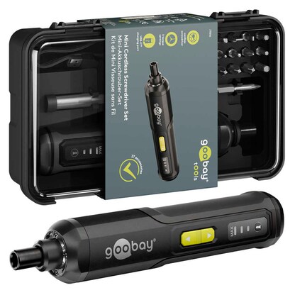 Artikelbild für goobay 77816 Akku-Schrauber-Set, mit 1 Akku, Artikelnummer 779609