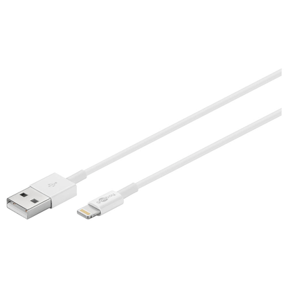 Artikelbild für goobay USB 2.0 A/Lightning Kabel 1,0 m weiß, 1 St., Artikelnummer 284594