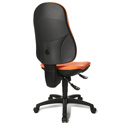 Artikelbild 3 für Topstar Bürostuhl Support SY, 8550 G04 Stoff orange, Gestell schwarz, Artikelnummer 640449