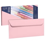 Artikelbild 1 für artoz Briefumschläge Mosaic DIN lang ohne Fenster rosa haftklebend 20 St., Artikelnummer 959478