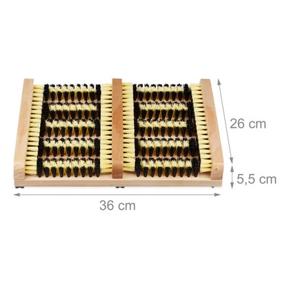 Artikelbild 2 für relaxdays Schuhabstreifer braun 26,0 x 36,0 cm, Artikelnummer 519704