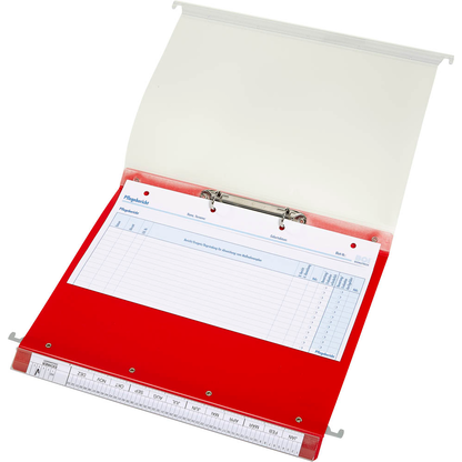 Artikelbild 5 für BOI Patienten-Dokumentations-Hängemappe 2-Ringe Click 2 Stationär rot Boden: 2,5 cm, 1 St., Artikelnummer 666807