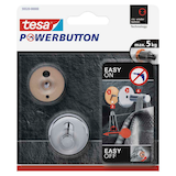 Artikelbild 1 für tesa Handtuchhaken Powerbutton Universal Small chrom, 1 St., Artikelnummer 739039